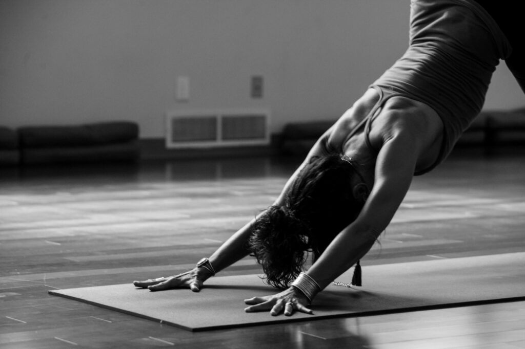 The studio used for yoga and Pilates classes at the Athletic Club.