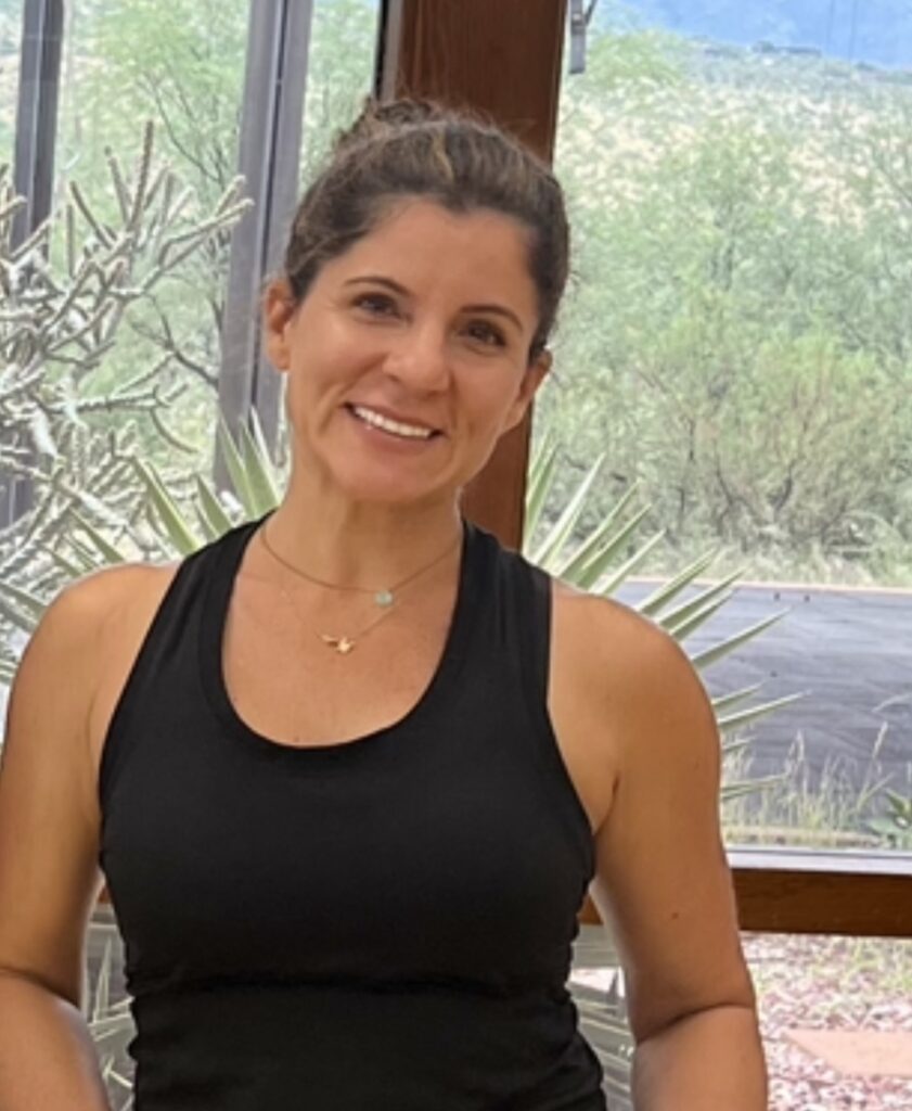 Portrait of Lucy Payne, who looks after memberships at Kahler Mountain Club.
